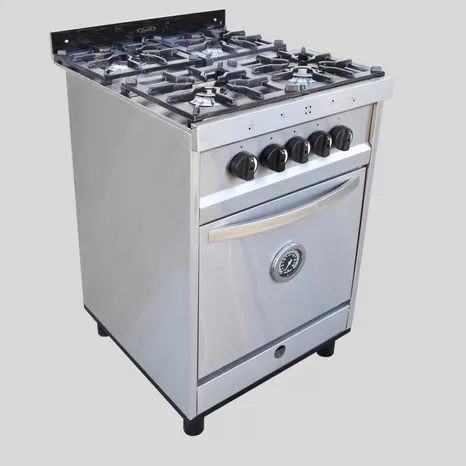 Cocina 4Hornallas Ac c/Lad refr Multigas Maraldi 245/1