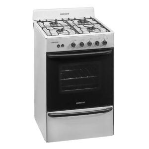 Cocina A Gas Longvie 12331b 56cm Blanca Cajón Parrilla